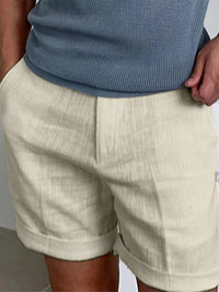 Light Linen Men's Summer Shorts with Relaxed Fit - Jorin