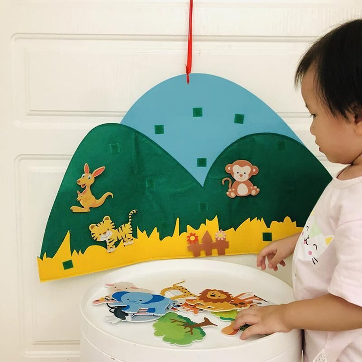 DIY Viltbord voor Kinderen - AnimalAdventure