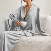 Women's Satin Pajama Set – Isabella