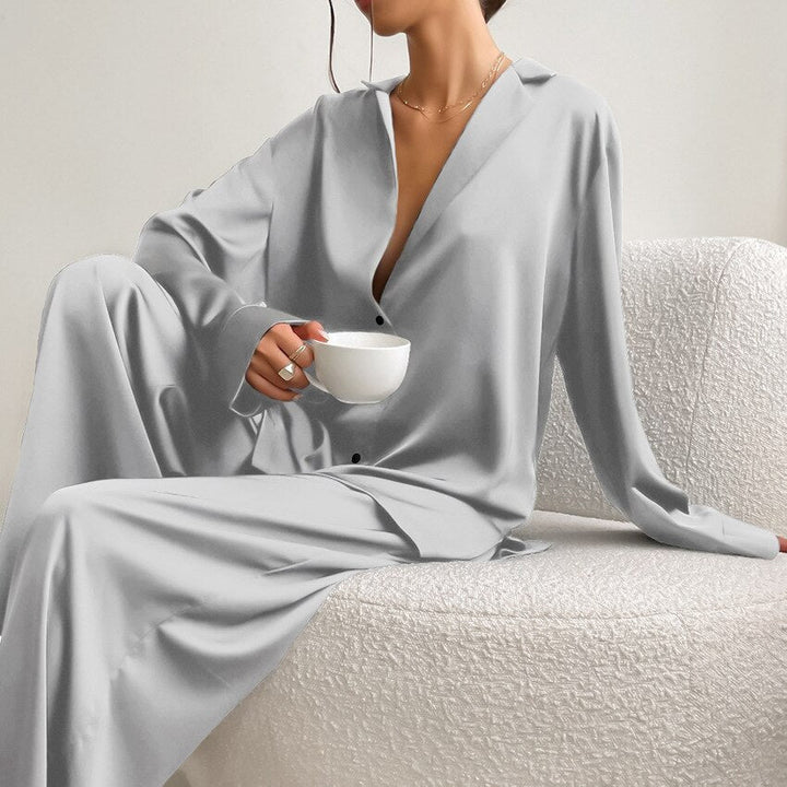 Women's Satin Pajama Set – Isabella