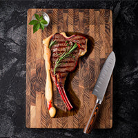 Luxury Thick Teakwood Cutting Board - ChefTeak