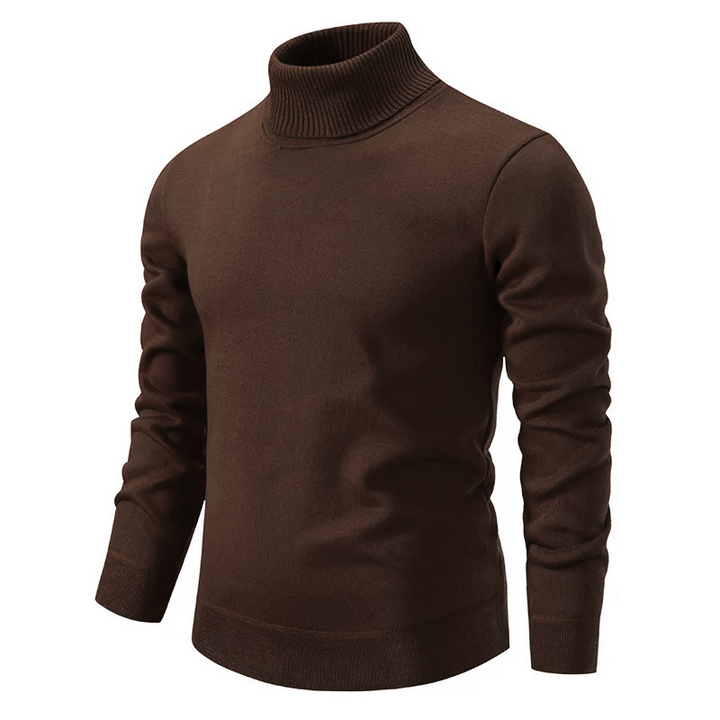 Soft & comfortable men's cotton turtleneck – Jonas