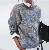 Refined Sweater with Print - Sienna