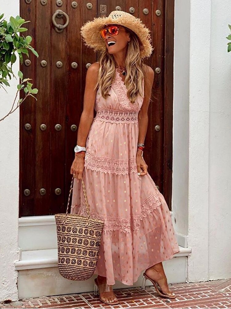 Boho Ibiza Jurk - Solana