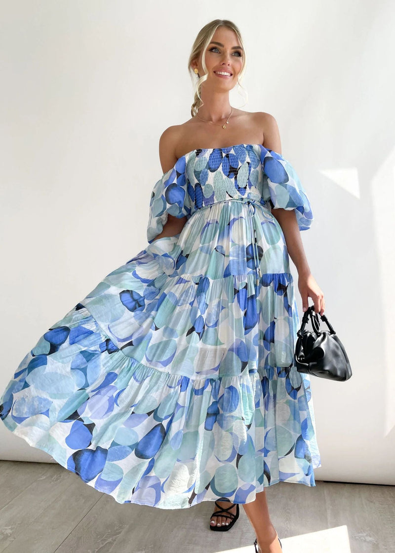 Off-Shoulder Midi Dress – Talia