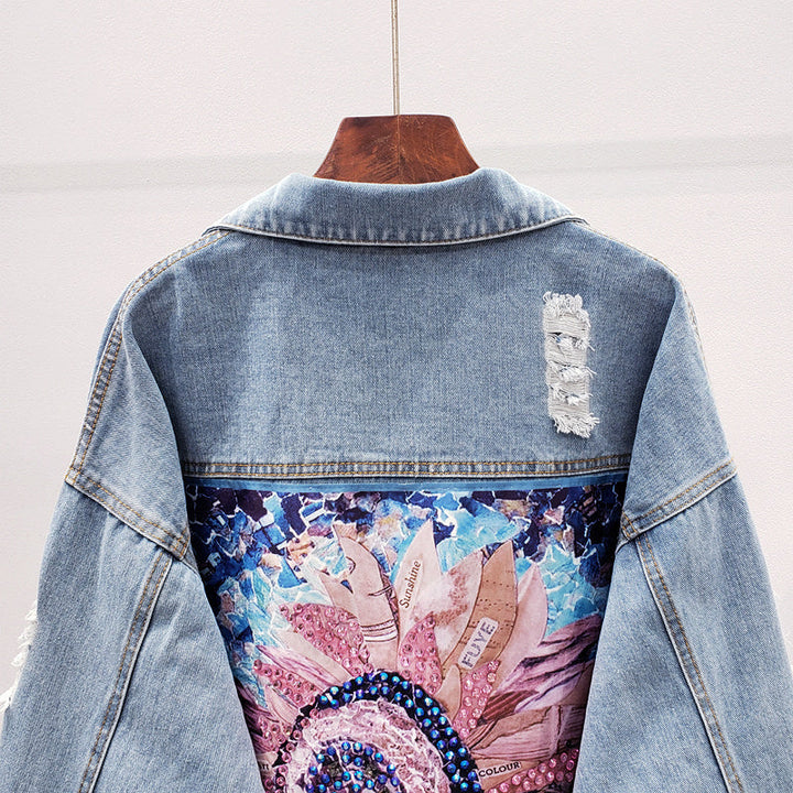 Oversized Dames Spijkerjasje - Lynn