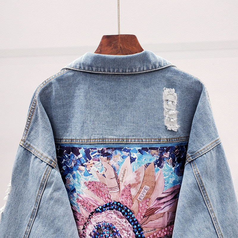 Oversized Dames Spijkerjasje - Lynn