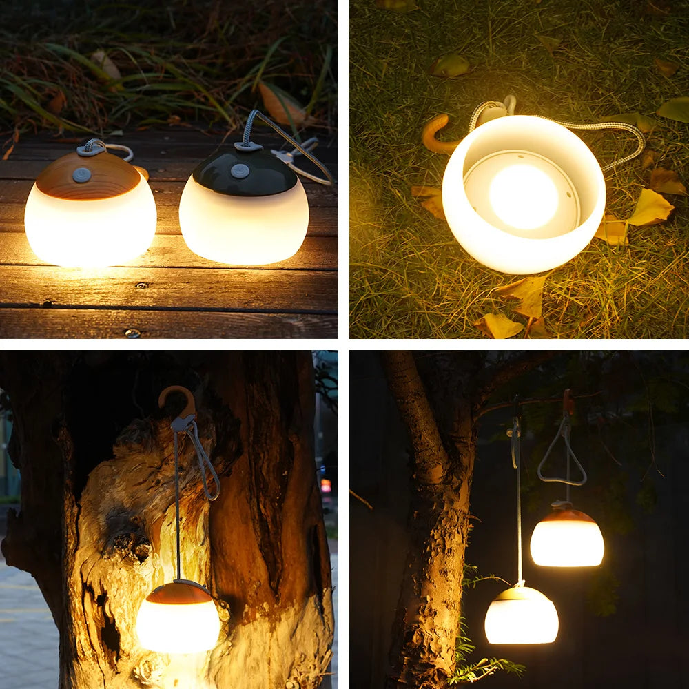 Retro Camping Lantern USB Rechargeable Light - CampGlow