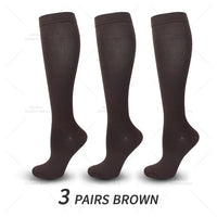 3 Paar Kniehoge Compressie Sokken - FitSupport