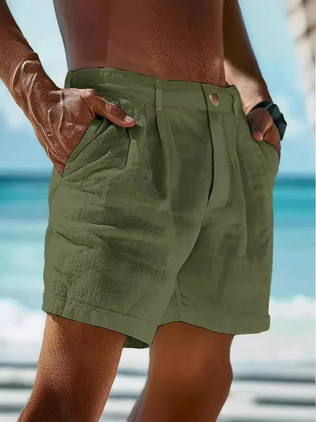 Airy summer shorts for men made of linen – Jonas