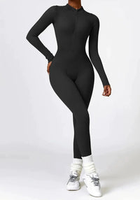 Luxury Full-Body Romper with Long Sleeves - Lisa