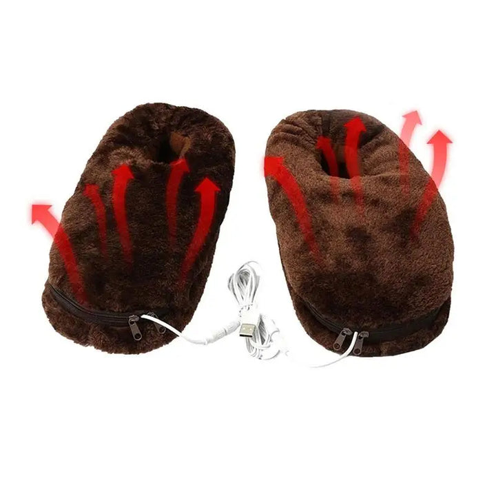 USB podgrzewane zimowe kapcie – HeatSwift