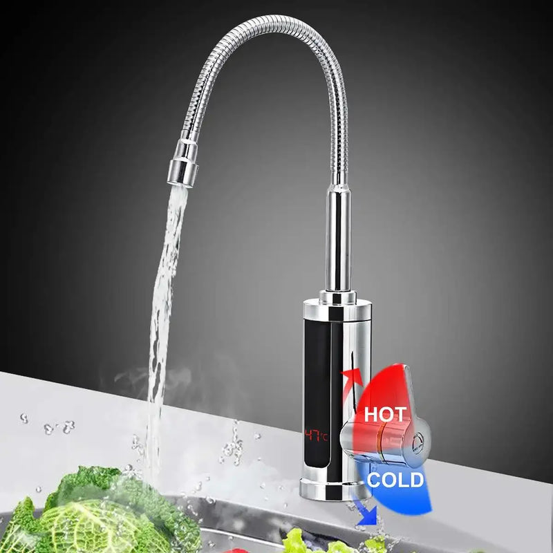 3000W Elektrische Keukenkraan Met Direct Warm Water - FlowHeat