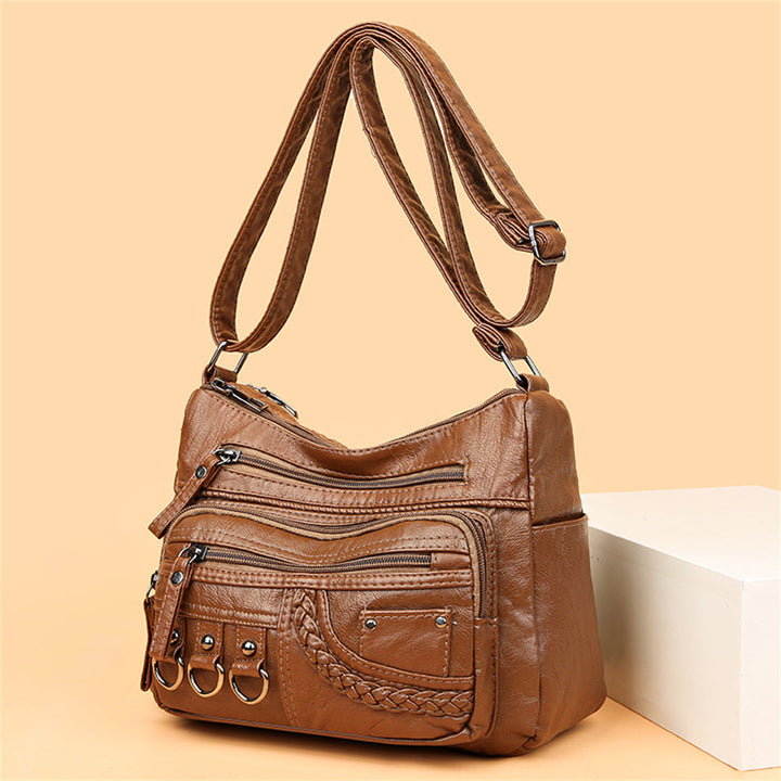 Vintage Leather Women's Handbag - Isabella