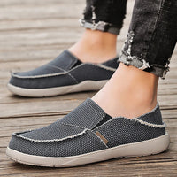 Light Men's Canvas Slip-Ons - Niko
