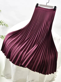 Pleated A-Line Skirt – Aurelia
