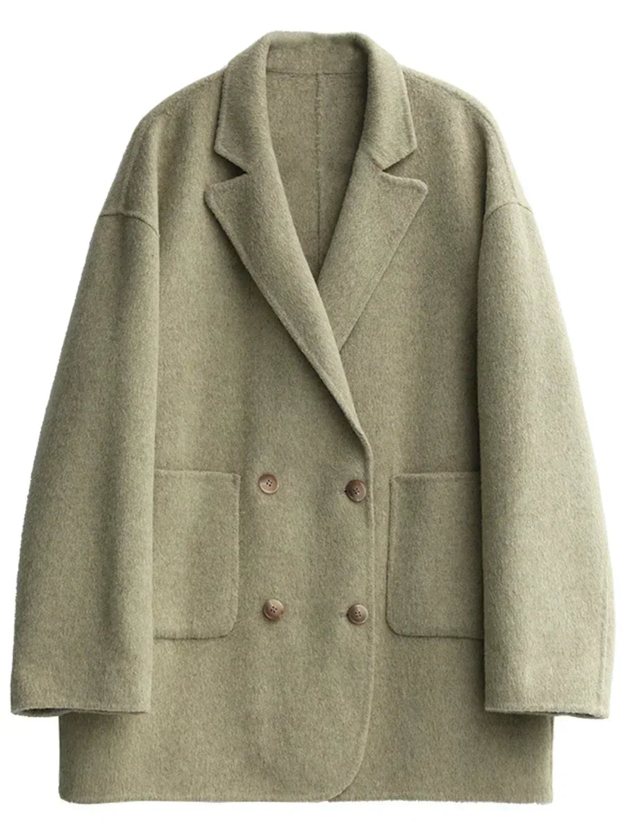 Luxury Wool Women's Coat - Aurora