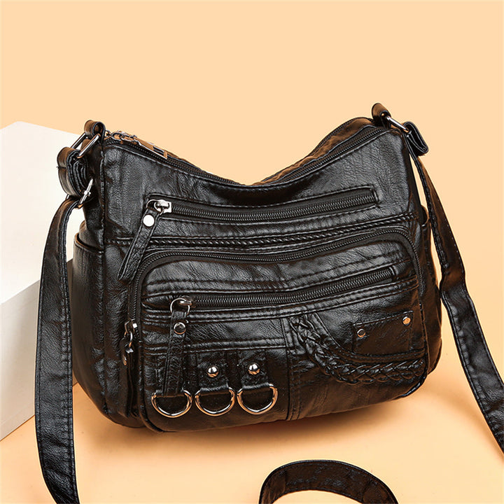 Vintage Leather Women's Handbag - Isabella