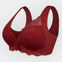 Seamless Sports Bra with Front Closure – Mireya
