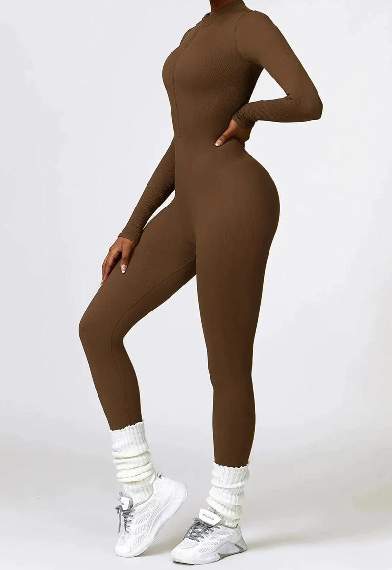 Luxury Full-Body Romper with Long Sleeves - Lisa
