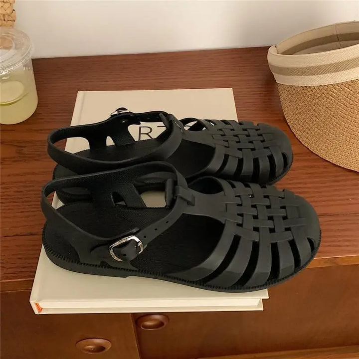 Trendy Plateau Dames Sandalen in Koreaanse Stijl – Alina