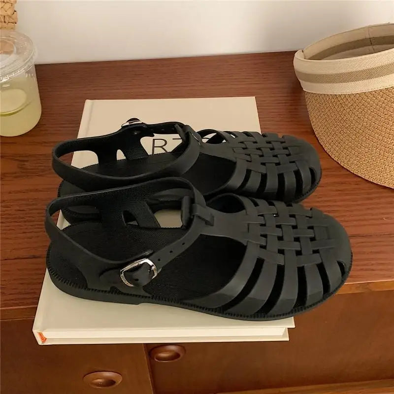 Trendy Plateau Dames Sandalen in Koreaanse Stijl – Alina