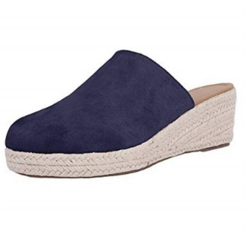 Retro Chic Wedge Sandals - Vera