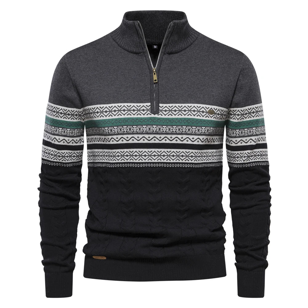 Premium Retro-Patroon Trui - Leo