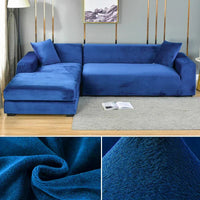 Stretch Velvet Sofa Cover with Luxury Finish – Sofina