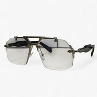Rimless Oversized Sunglasses with Metal Accents – Vexor