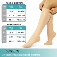 3 Paar Kniehoge Compressie Sokken - FitSupport