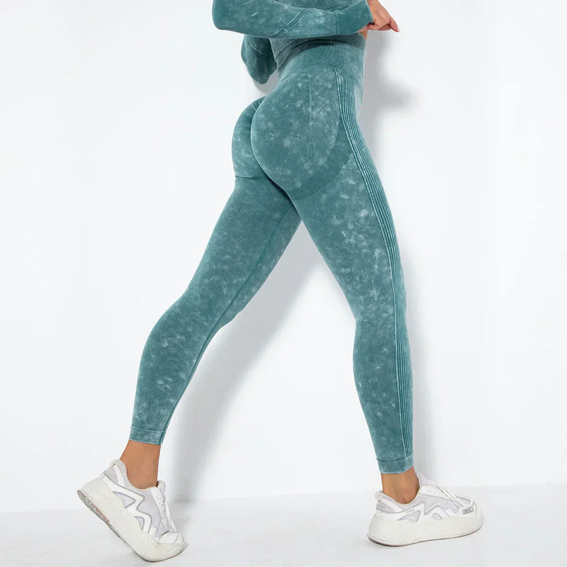 Naadloze Dames Yoga Set met Cropped Top - Nova