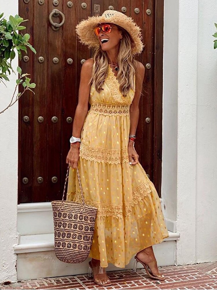 Boho Ibiza Jurk - Solana