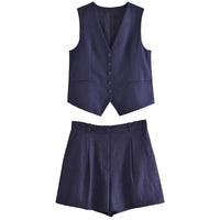 Tweedelige zomeroutfit met vintage-top – Amaya