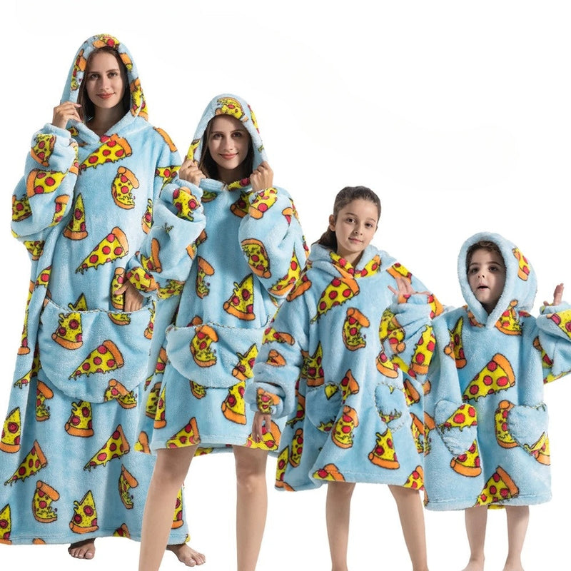 Hoodie-Deken voor Herfst Gezelligheid – SpookySnuggle