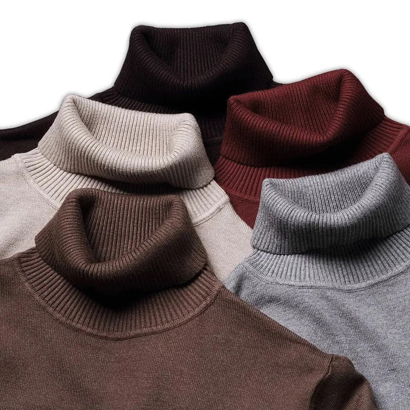 Soft & comfortable men's cotton turtleneck – Jonas