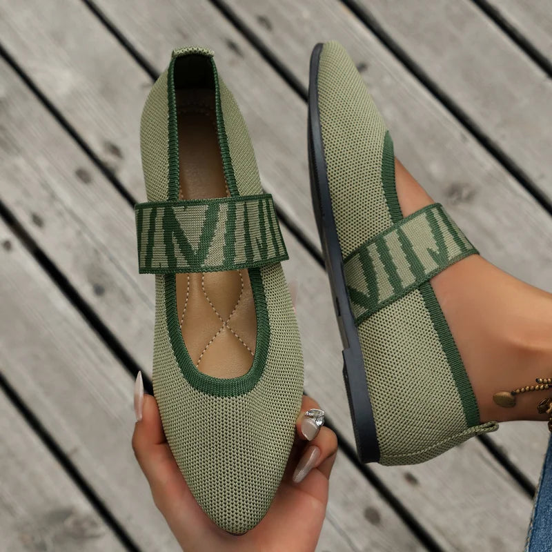 Stijlvolle dames zomerschoenen met spitse neus - Lina