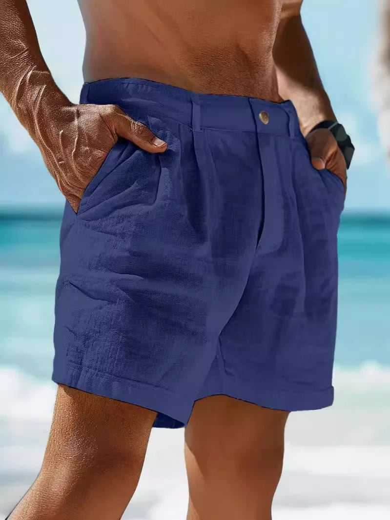 Airy summer shorts for men made of linen – Jonas