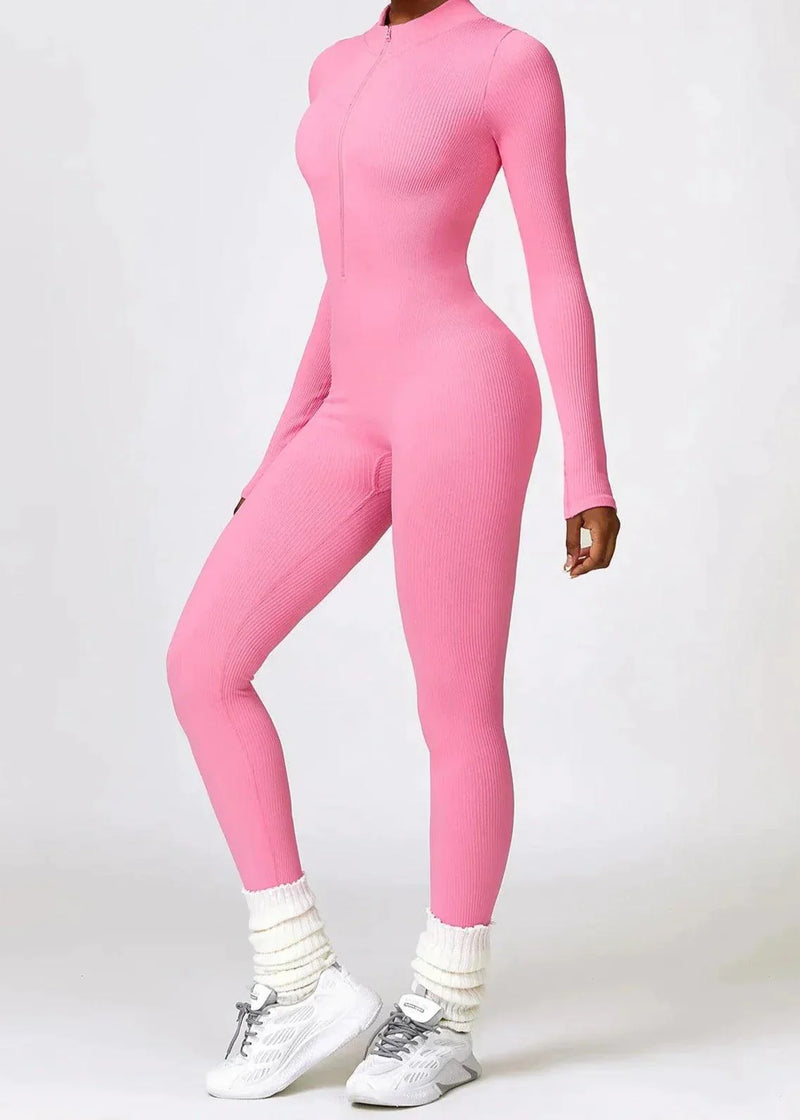 Luxury Full-Body Romper with Long Sleeves - Lisa