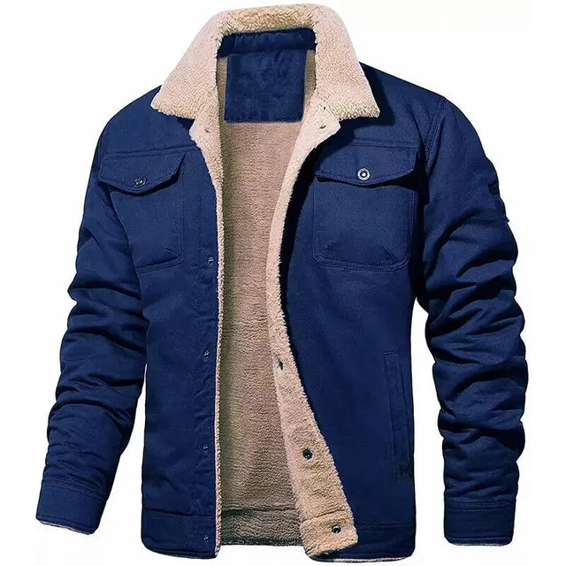 Men's Cotton Fleece Bomber Jacket – Ewan