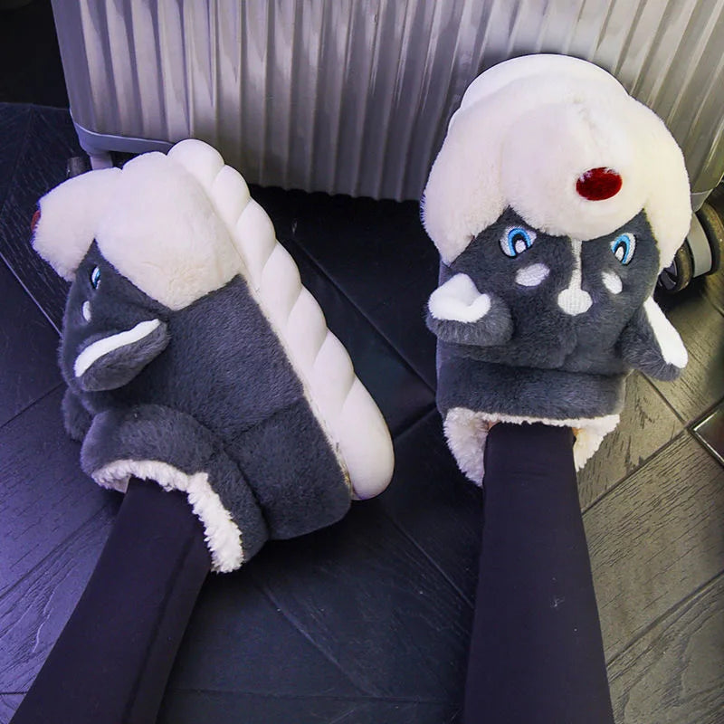 Cute Husky Women's Slippers – Novi