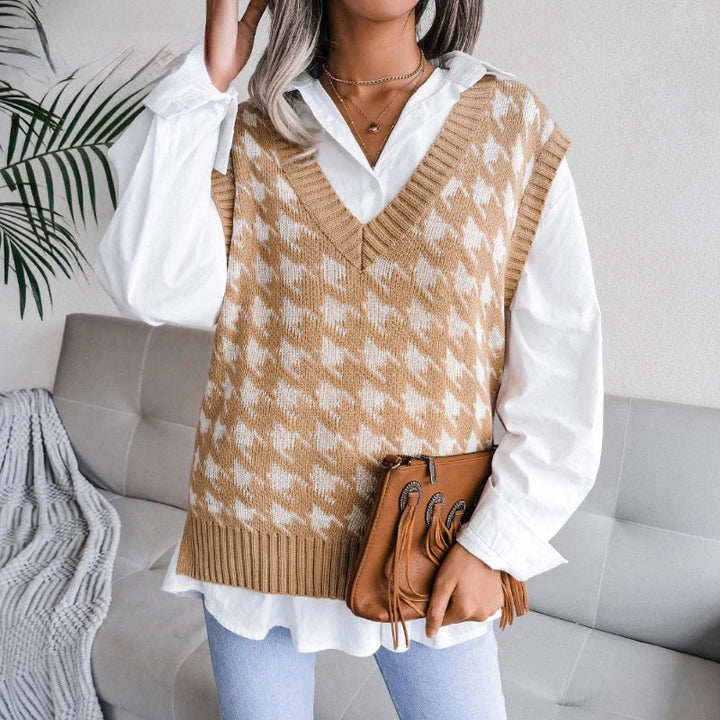 Geruite Dames Spencer – Yara