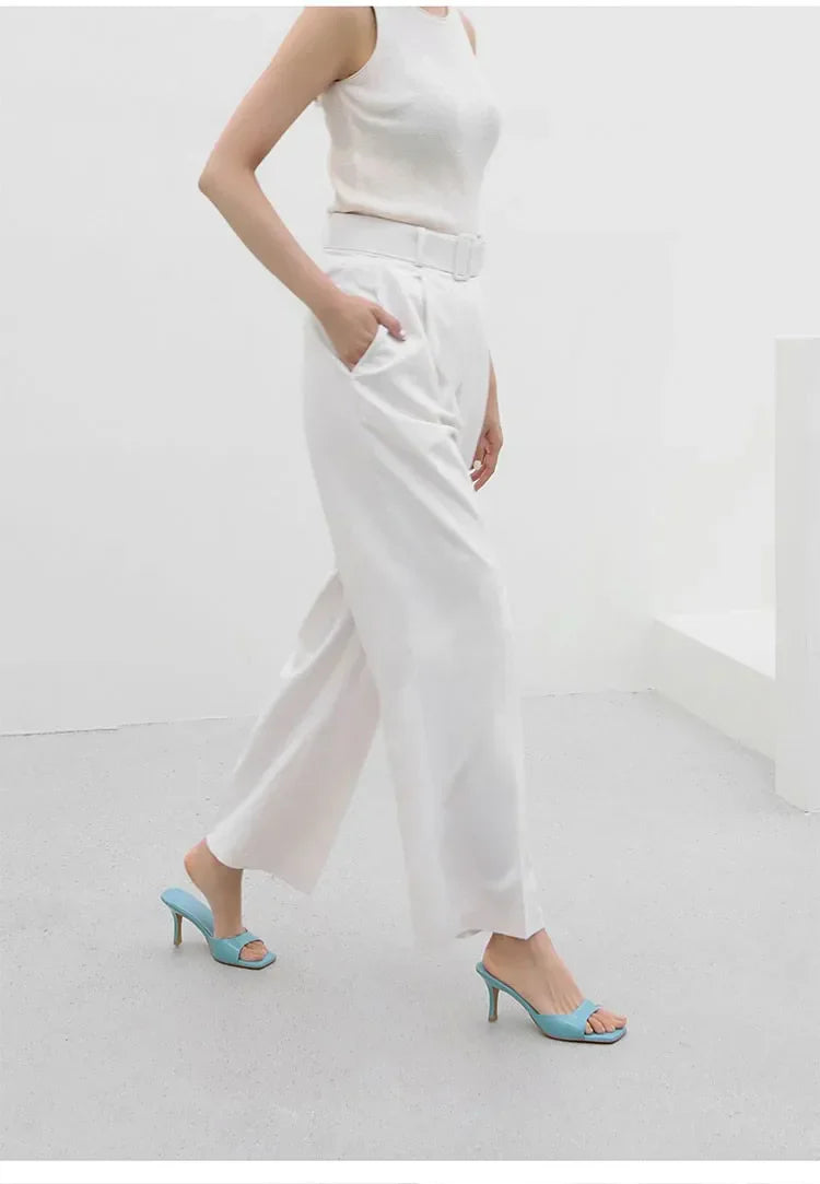Open-heel mules for women - Mirella
