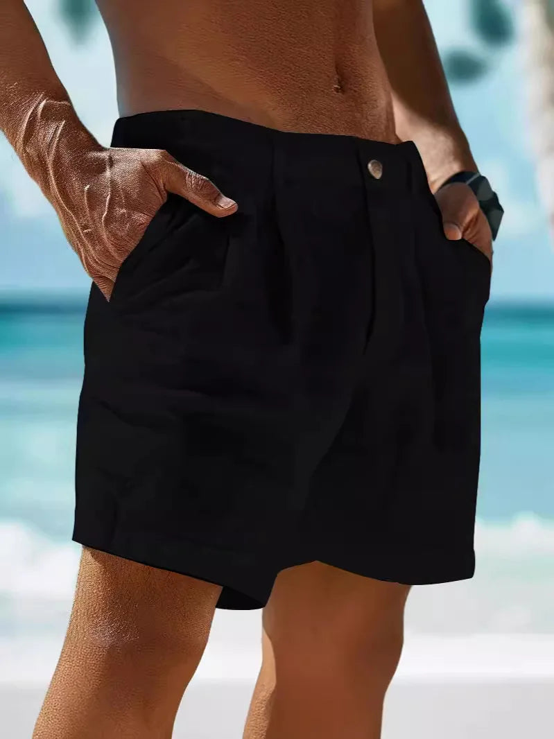 Airy summer shorts for men made of linen – Jonas