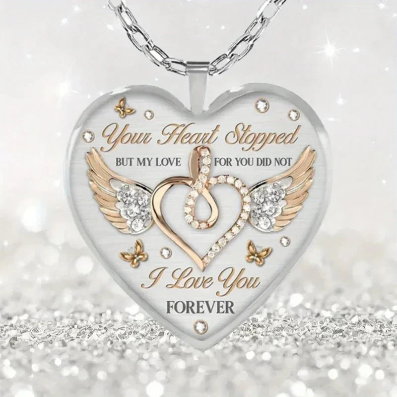 Engraved Heart Necklace – Sofie “Forever”