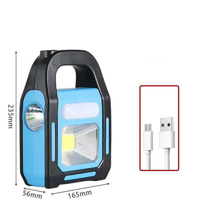 Rechargeable USB Camping Lantern with Power Bank - SolarGlow