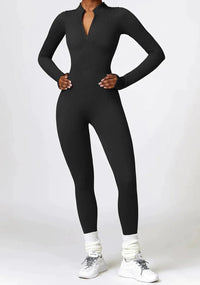 Luxury Full-Body Romper with Long Sleeves - Lisa