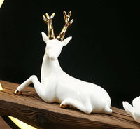 Witte Hert Wierookbrander Lamp - SereneStag