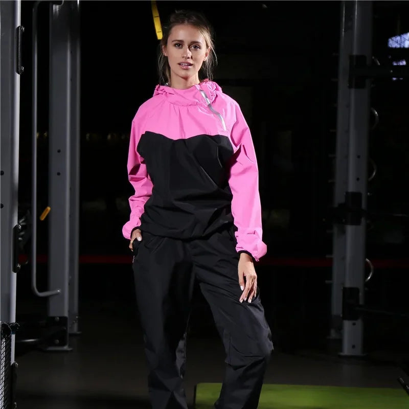 Lightweight Unisex Tracksuit with Zipper and Hood - Remo