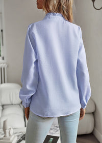 Trendy Striped Women's Blouse – Elise